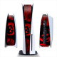 Виниловая наклейка SONGYI для Sony PlayStation PS5 Red/Black skull Виниловая наклейка SONGYI для Sony PlayStation PS5 Red/Black skull