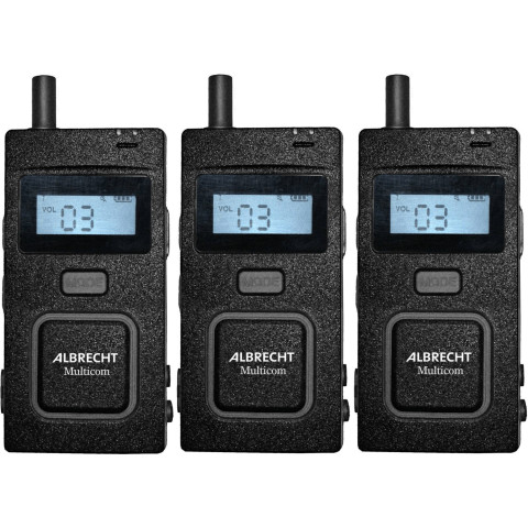 Рація Albrecht AZ Tour Guide System Multicom 3 Set, 3 шт Рація Albrecht AZ Tour Guide System Multicom 3 Set, 3 шт