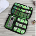Органайзер для кабелей и мелочей Supretto Black/Green Органайзер для кабелей и мелочей Supretto Black/Green