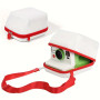 Чехол для фотоаппарата Polaroid OneStep 2/OneStep+/Now/Now+/I-Type White/Red Чехол для фотоаппарата Polaroid OneStep 2/OneStep+/Now/Now+/I-Type White/Red