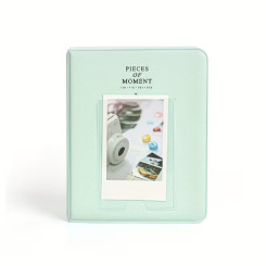 Фотоальбом для Fujifilm Instax Mini, Liplay, Polaroid 300, Z2300, SHARE SP-1, SP-2, link, Mint Green 64
