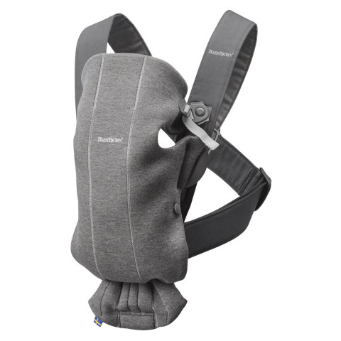 Сумка-кенгуру Baby Bjorn Mini 3D Jersey Dark-grey Сумка-кенгуру Baby Bjorn Mini 3D Jersey Dark-grey