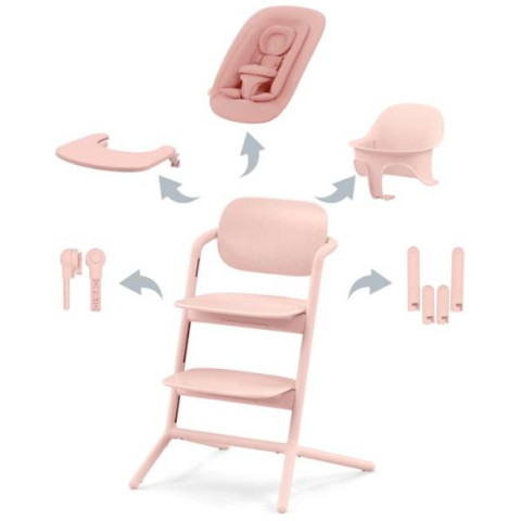 Стільчик для годування Cybex Gold Lemo 4in1 Pearl Pink Стільчик для годування Cybex Gold Lemo 4in1 Pearl Pink