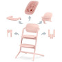 Стульчик для кормления Cybex Gold Lemo 4in1 Pearl Pink Стульчик для кормления Cybex Gold Lemo 4in1 Pearl Pink