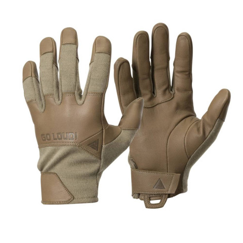 Тактичні рукавички Direct Action Crocodile FR Gloves Short Brown GL-CRFS-NMX-LTC