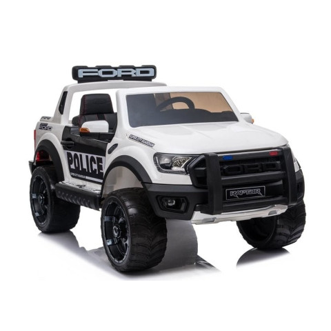Електромобіль Ford Ranger Raptor Police DK-F150RP White Електромобіль Ford Ranger Raptor Police DK-F150RP White