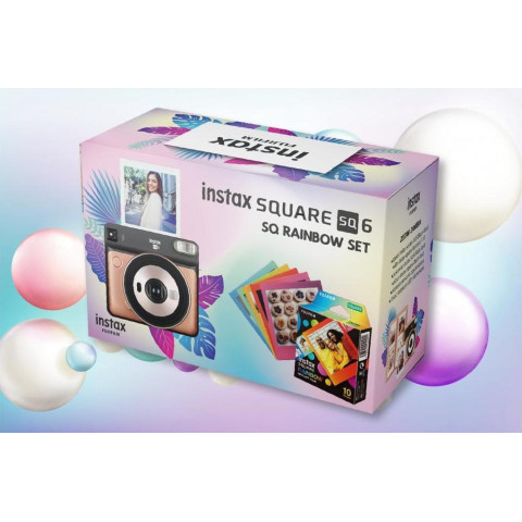 Камера моментального друку Fujifilm Instax Square SQ6 Rainbow Set 6in1 Spring Sale (набір)