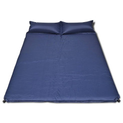 Килимок самонадувний VidaXL з подушкою, 130х190 см Blue
