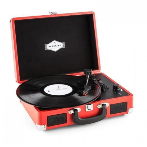 Грамофон Auna Peggy Sue Red Black Грамофон Auna Peggy Sue Red Black