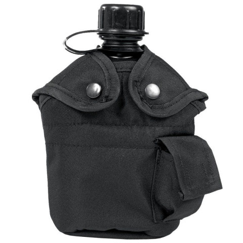 Фляга в чехле MIL-TEC US STYLE Black Фляга в чехле MIL-TEC US STYLE Black