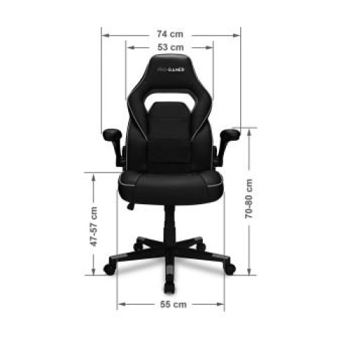 Геймерське крісло Pro-Gamer Strike Black/Gray Геймерське крісло Pro-Gamer Strike Black/Gray